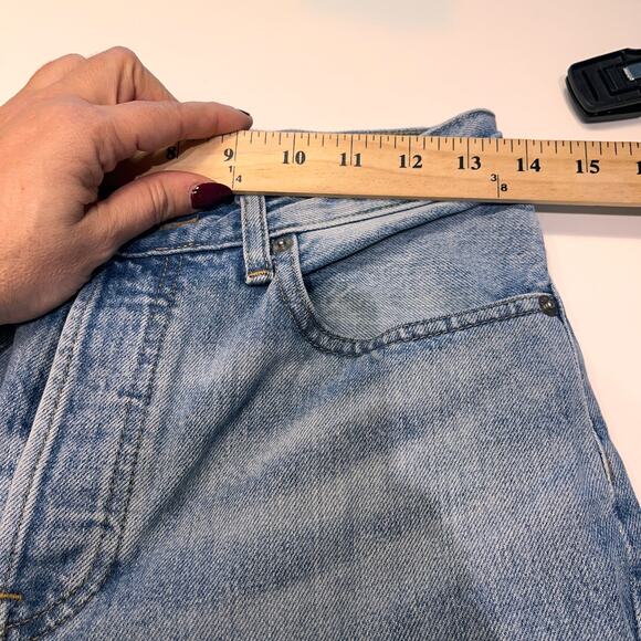 Everlane Blue High Rise The ’90s Cheeky Straight Leg Jeans Size 26 - Picture 8 of 11